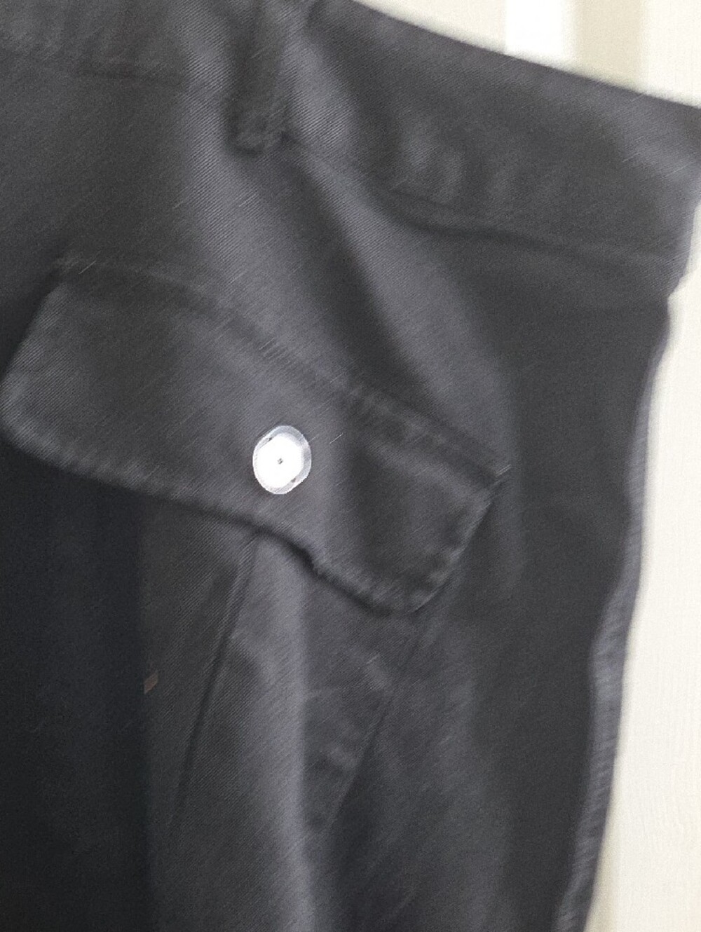Ashley Stewart Black Button-Front Maxi Skirt - Picture 4 of 6